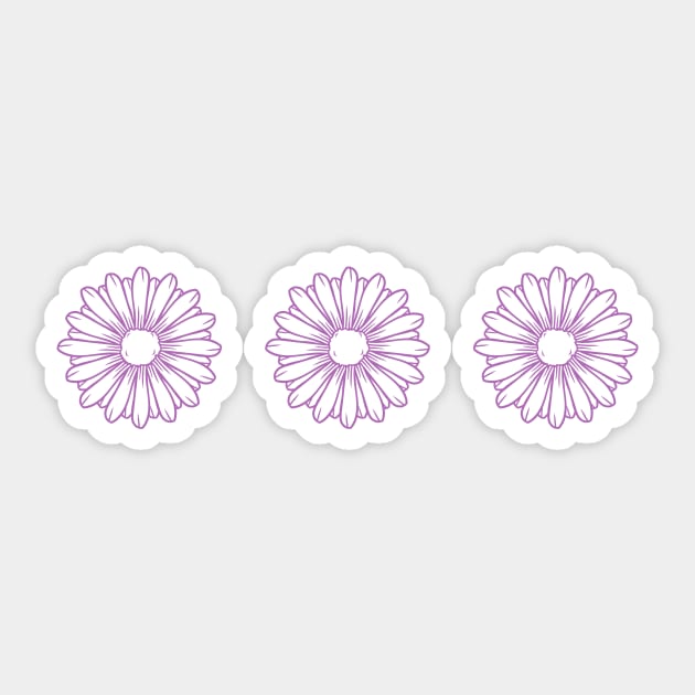 daisy flower Sticker by theDK9